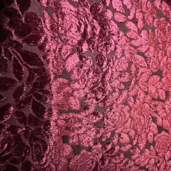 Vtg Velvet Burnout top Womens plus Sz 22/24 2x Y2K Goth Vampire Whimsigoth USA - Picture 8 of 10